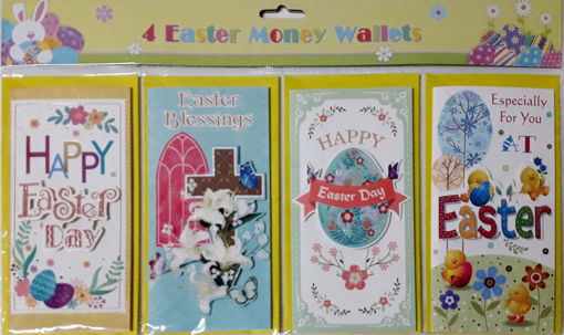 Picture of EASTER MONEY WALLETS X4